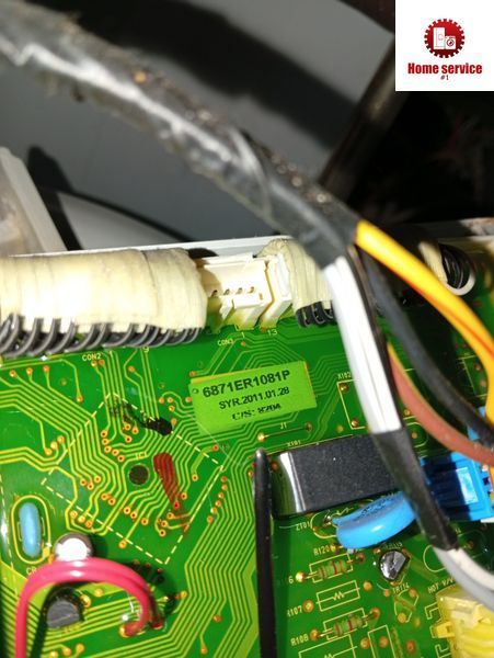 Б/У Модуль управління без індикації на пральну машину Lg. 6870EC9284C 6871ER1081P 3710*E фото