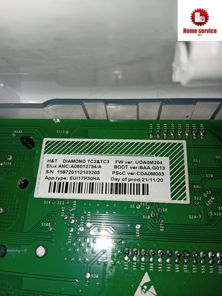Вживаний модуль індикації пральної машини Electrolux. A06012734/A 158720112103205 Boot BAA.G013 3770*E фото