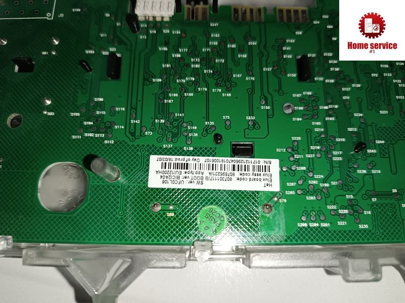 Б/У Модуль індикації пральної машини Electrolux 807301117/А, 807695231/А. +перемикач режимів (як на фото) 2960*E фото