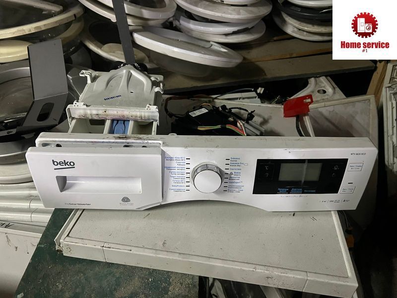 Б/У Модуль управління пральною машиною BEKO WTV8634XCO MARC00413R S/N9624379010004115 00001000000001964410 P/N2437901000   V/N:GY1_V87_500W Rev:G08-B02 P/N:2440301001 S/N:4715001433 GY1ZZZ54701433 3611*E фото