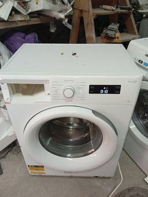 Вживані запчастини до пральної машини Whirlpool FWSF61053W.  Розбирання пральної машини Whirlpool FWSF61053W.  Whirlpool FWSF61053W за запчастинами 4122*E фото
