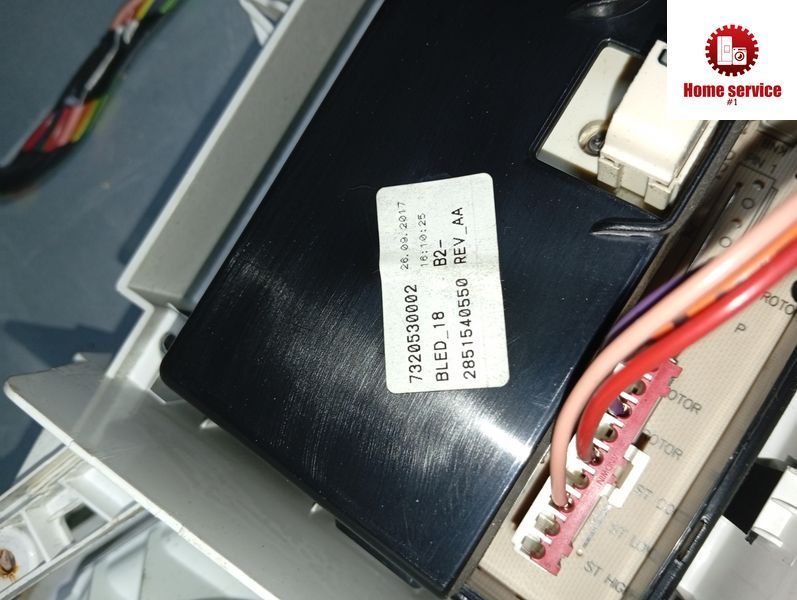 Вживаний модуль управління пральною машиною Beko. 7320530002 2851540550 3872*E фото