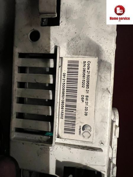 Б/У Модуль керування пральної машини Indesit WIUN100. Code 215009585.01 S/N 0835615202 3563*E фото
