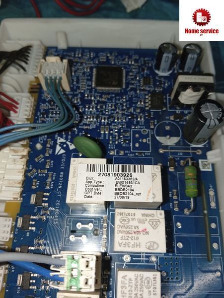 Вживаний модуль управління пральною машиною Electrolux DualCareSystem. Інвертор. A01163382 EWX14931 BBDB2104 3974*E фото