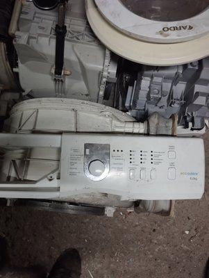 Б/У Лицьова панель без модуля на пральну машину Samsung WF6HF1R0W0W/UA 2568*E фото