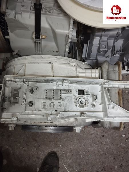 Б/У Лицьова панель без модуля на пральну машину Samsung WF6HF1R0W0W/UA 2568*E фото