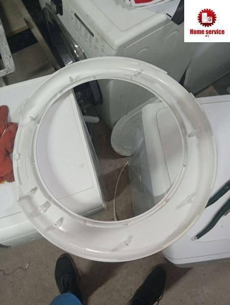 Вживана зовнішня оправа люка пральної машини Whirlpool, Indesit, Ariston.W11028579 4326*E фото