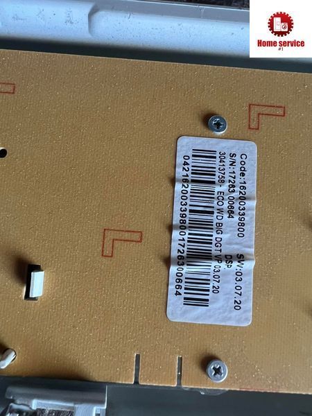 Б/У Модуль управления стиральной машини Indesit EWDE 71280 Code:16200339800 S/N:1726300664   3878*E фото