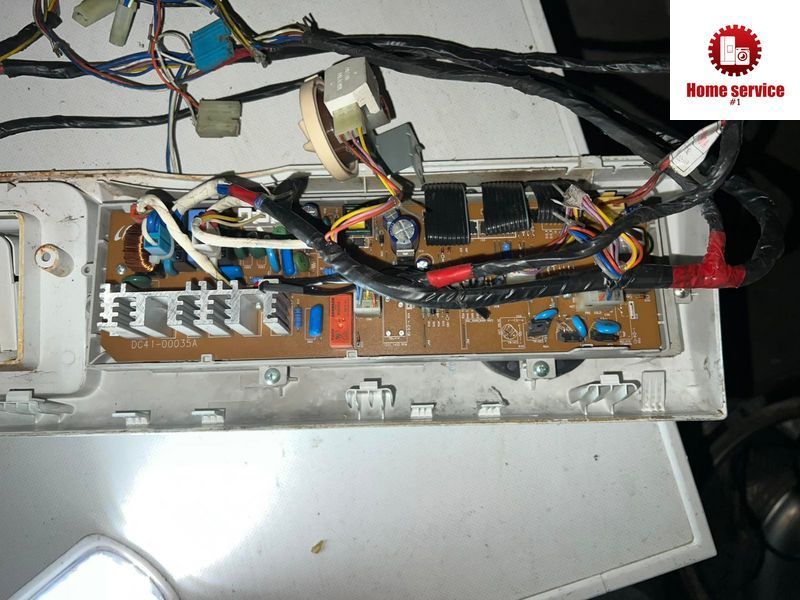 Б/У Модуль керування пральної машини Samsung WF6458N4W MFS-T2F08NB-00/061102/6L/F DC41-00035A 3569*E фото