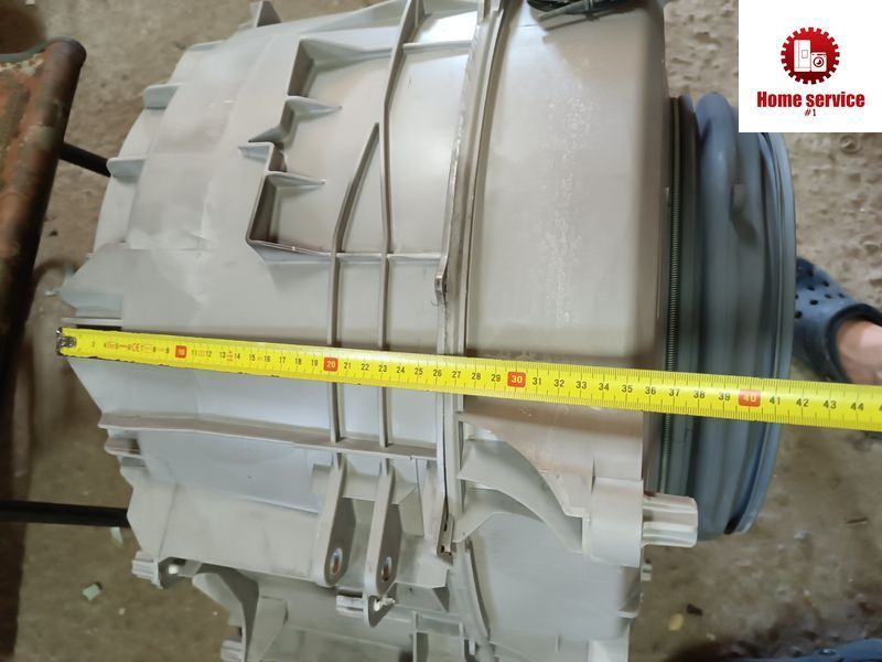 Б/У Бак на пральну машину Beko 281665.підшипники хороші без люфта 1940*E фото