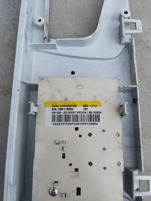 Б/У Модуль індикації для пральної машини Indesit Code: 2101522997302 SW: 1.0.17 S/N: 1006 1 00854 30411629 1959*E фото