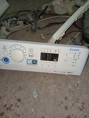 Модуль індикації пральної машини Indesit. Код: 21022520400 S/N: 1428522440 FW1: 02.10.56 3671*E фото