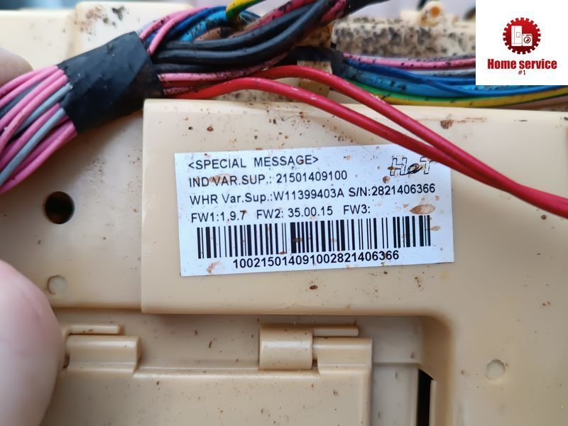 Б/У Модуль управління пральної машини Whirlpool 21501409100 ,2821406366 2823*E фото