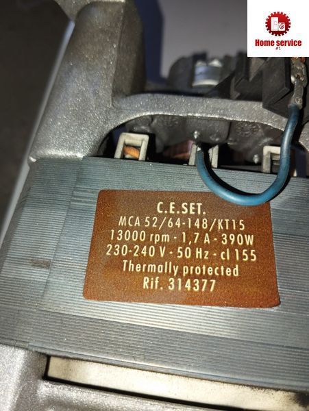 Б/У Gorenje 314377 Двигатель MCA 52/64-148/KT15 390W для стиральной машины автомат 1861*E фото