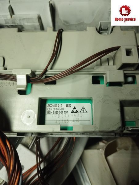 Б/У Модуль управління пральної машини Bosch/ Siemens. AKO 547 014 EEP 50 660-00 BSH 5550 007 197 3574*E фото