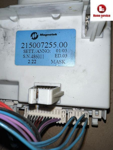Б/У Модуль управління пральною машиною Indesit WS105TX 215007255.00 3525*E фото