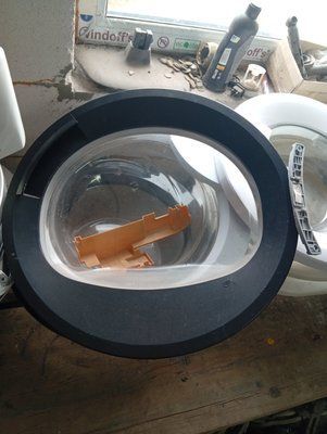 Б/У Люк сушильной машины Beko 4337*E фото