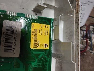Б/У Модуль управління пральної машини Gorenje WS 50105 та інші моделі.  AKO 722168-25 PRG 722375-21 182242  Sifra 279310 3578*E фото