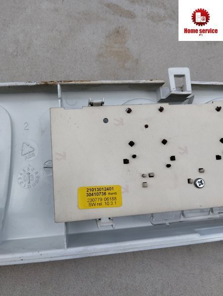 Б/У Модуль индикации стиральной машины Indesit  21013012401 30410736 230779 06188 1967*E фото
