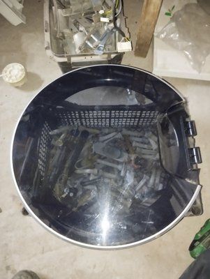 Б/У Зовнішнє обрамлення люка 250007173 пральної машини Ariston, Indesit 2704*E фото