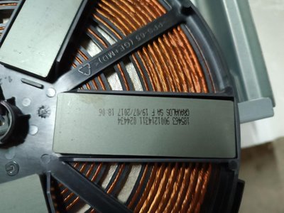 Б/У Поле индукции варочной поверхности Siemens EH675LFC1E/02. Код товара 185463 9001214311 024434. Диаметр 195мм  1721*E фото