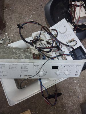 Б/У Модуль управління пральної машини Indesit IWSD51051 та інші моделі.  Код: 21501175301 SW: 160302 S/N: 1510303237 Pcb: 1509602573 3581*E фото