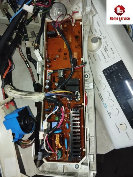 Б/У Комплект електроніки на пральну машину Samsung wf60f4e0w0w/UA  DC41-00203B DC9201236A 3032*E фото