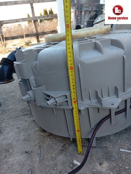 Вживаний бак для пральної машини після заміни підшипників. Zanussi, Aeg, Electrolux 3892*E фото