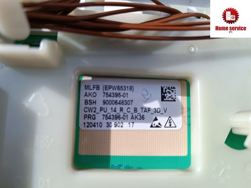 Б/У Модуль управления стиральной машины BOSCH BSH9000648307, AKO754995-01 2882*E фото