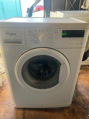 Вживані запчастини до пральної машини Whirlpool AWS 61212.  Розбирання пральної машини Whirlpool AWS 61212.  Whirlpool AWS 61212 за запчастинами 3843*E фото