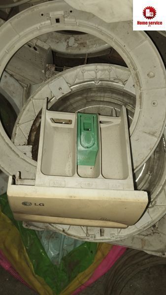 Б/У Лоток ( порошкоприемник) стиральной машины LG wd-80150 2586*E фото