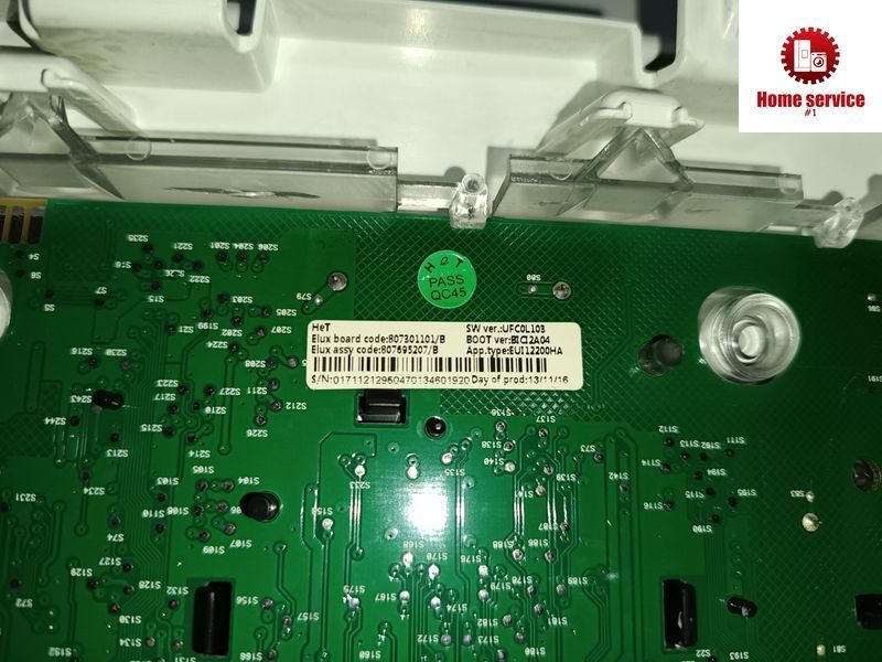 Б/У Модуль індикації пральної машини Electrolux 807301101/В, 807695207/В. +перемикач режимів (як на фото) 2984*E фото