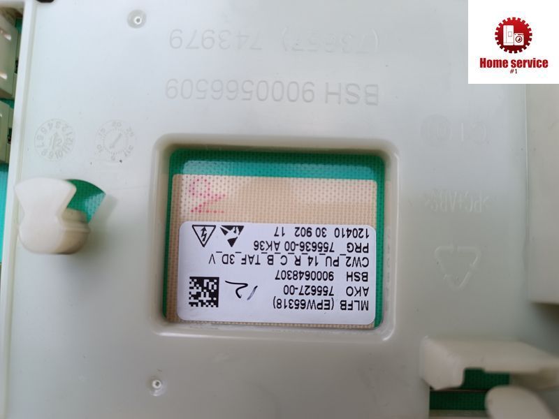 Б/У Модуль управления стиральной машины BOSCH BSH9000648307, AKO755627-00 2884*E фото