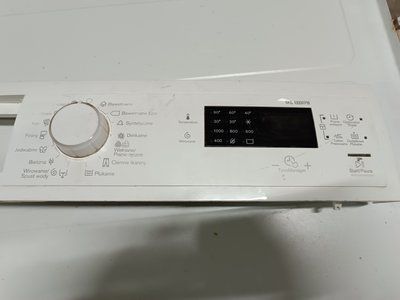 Б/У Модуль индикации стиральной машины Electrolux 807301117/В, 807695231/А. +переключатель режимов (как на фото) 2986*E фото