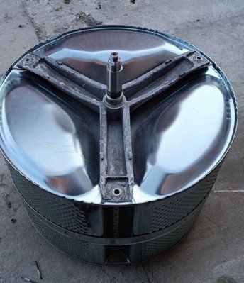 Б/У Хрестовину з барабаном пральної машини  Bosch 9000486069 (00775981). Діаметр під підшипники 25*30мм. Діаметр втулки під сальник 35мм. Висота вала 115мм 3087*E фото