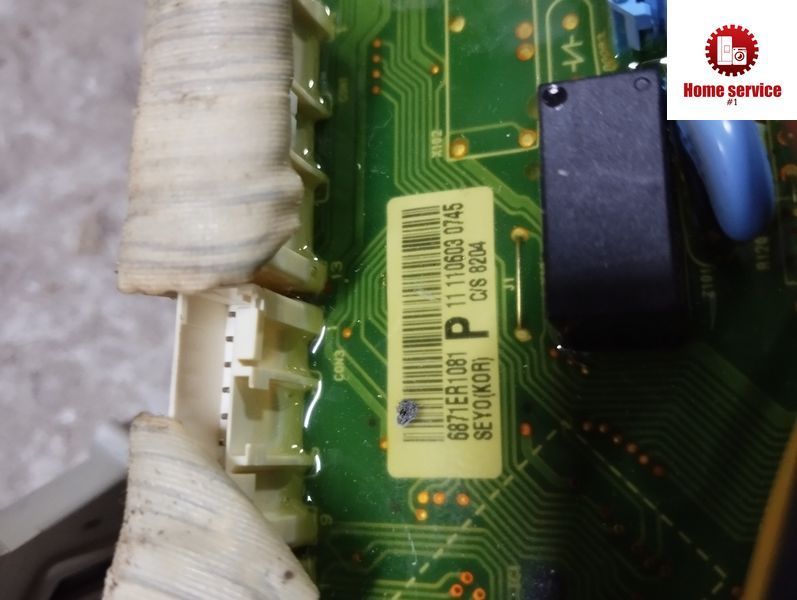 Б/У Модуль управления стиральной машины LG F1056MD и другие модели. 6871ER1081 6870EC9284C 3440*E фото