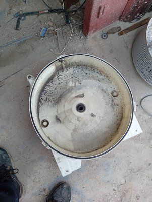 Вживаний задній півбак пральної машини Whirlpool. 4619750. Підходить для підшипників 203/204 4002*E фото