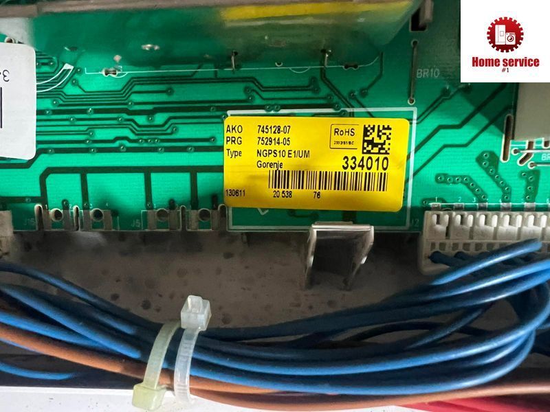 Б/У Модуль управления стиральной машини Gorenje W6643N/S Sifra:346814 AKO 745128-07 PRG 752914-05 3952*E фото