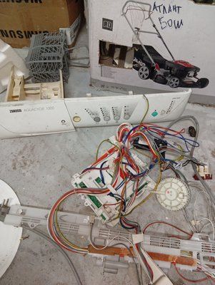 Вживаний модуль управління пральної машини Zanussi ZWS 1030 та інших моделей. 451525619 132403820 3904*E фото