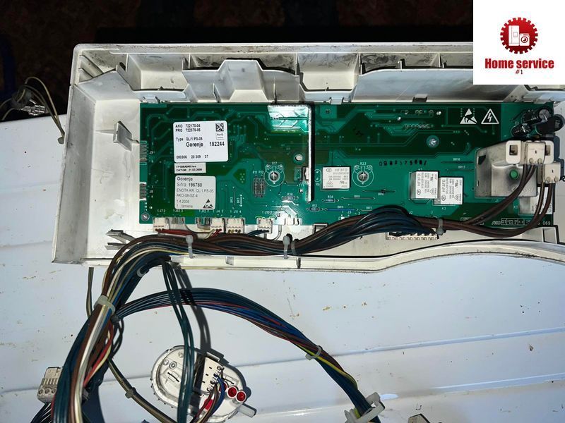 Б/У Модуль управління пральною машиною Gorenje WS 40089 AKO 722170-04 PRG 722375-05 Sifta 195780 3744*E фото
