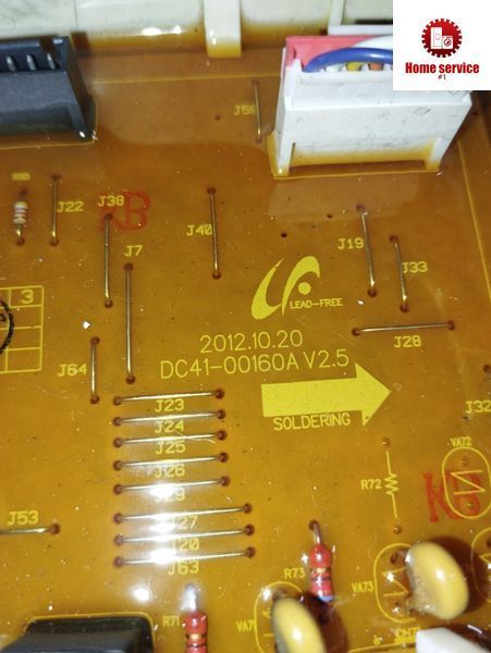 Б/У Модуль управління пральної машини Samsung ecobubble під щітковий мотор ( 9 пін) DC41-00160A DC92-01080 DC92-01113 2449*E фото