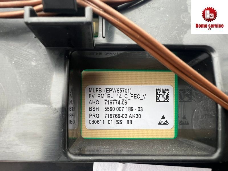 Б/У Модуль управління пральною машиною Bosch WLF20261OE 9000349113 9000328877 260608/559 SAP Nr-21000202 3697*E фото