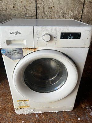 Б/В Запчастини на пральну машину Whirlpool WFSF61053W.  Розбирання пральної машини Whirlpool WFSF61053W.  Whirlpool WFSF61053W за запчастинами 3748*E фото