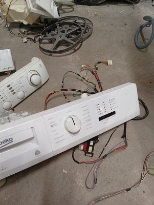 Вживаний модуль управління пральної машини Beko. 7320630009 2851540610 4058*E фото