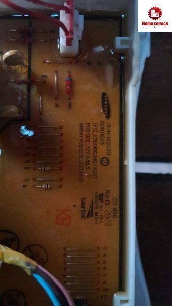Б/У Модуль управления стиральной машини  Samsung WW60J32J0PWDC41-00203В1412_ED00100260PCB SIZE:327x885 4216*E фото