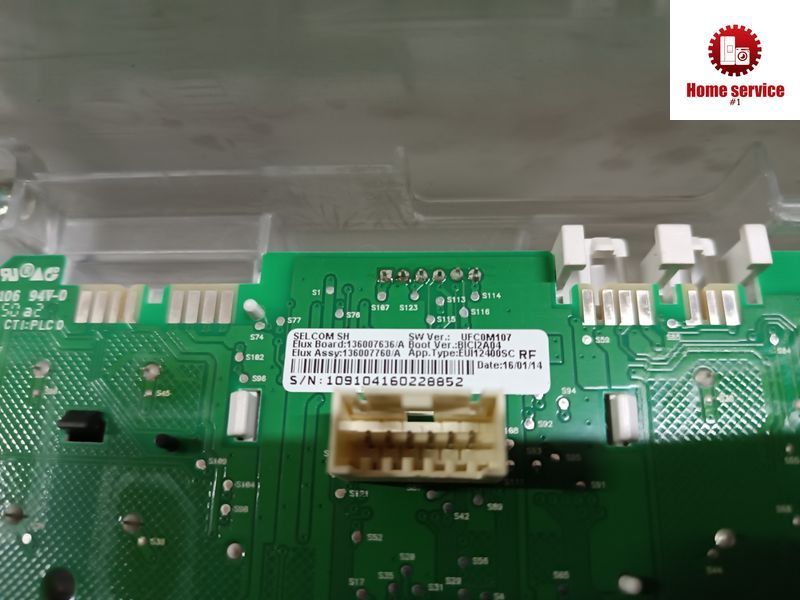 Б/У Модуль індикації пральної машини Electrolux 136007636/А, 136007760/А. +перемикач режимів (як на фото) 2956*E фото