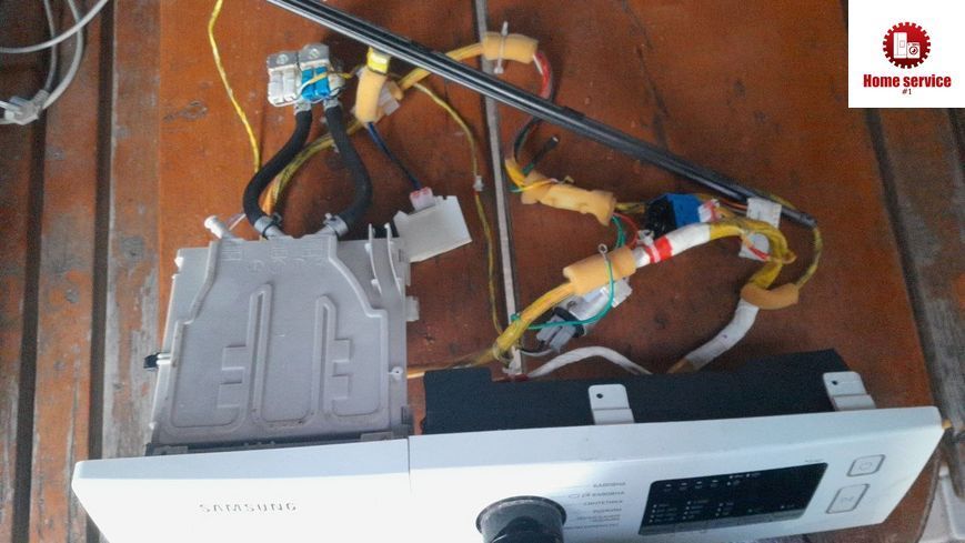 Б/У Модуль управления стиральной машини  Samsung WW60J32J0PWDC41-00203В1412_ED00100260PCB SIZE:327x885 4216*E фото
