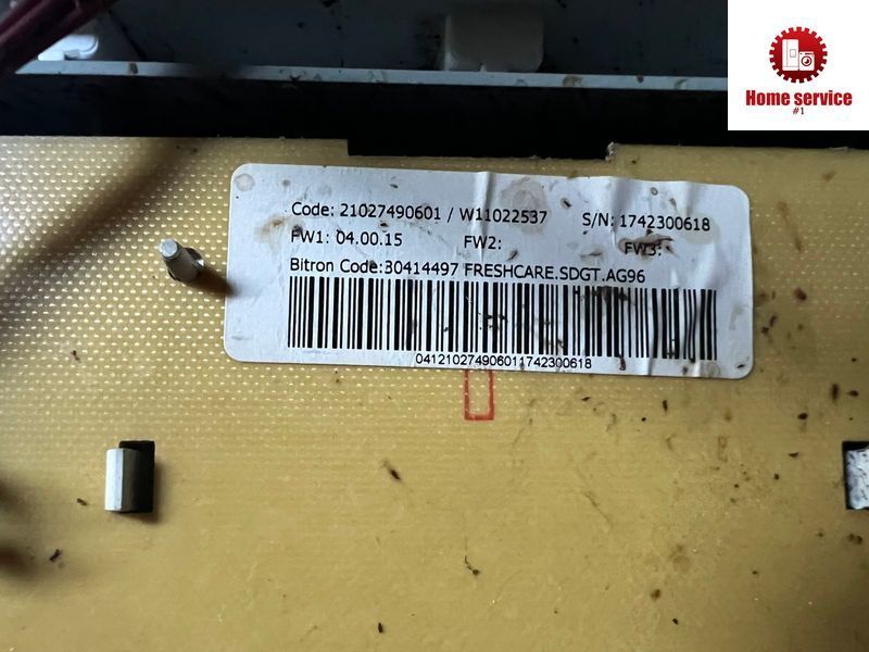 Б/У Модуль индикации стиральной машины Whirlpool. Var Sup: W11026441 FWT:33.00.06 S/N:1724100249 3757*E фото