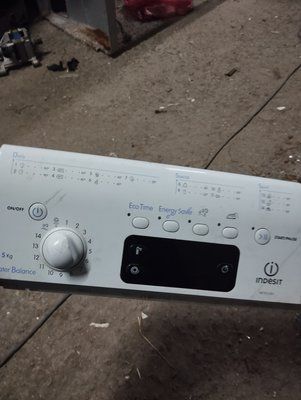 Б/У Модуль індикації пральної машини Indesit  Code:16200284300 SW:03.07.16 S/N:1239 1 00879 30412447 - BASIC WM DGT 2609*E фото