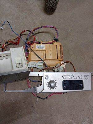 Вживаний комплект електроніки для пральної машини Indesit IWE71082S та інших моделей. Інвертор 4368*E фото